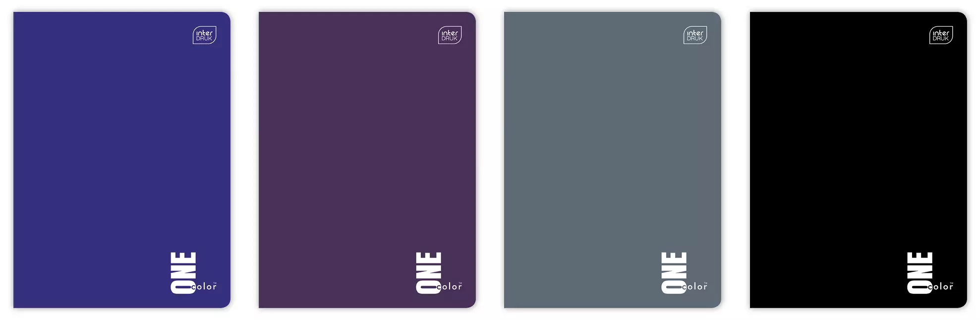 Zeszyt A5 96 kartek w kratkę One Color, mix - Papiernicze i szkolne