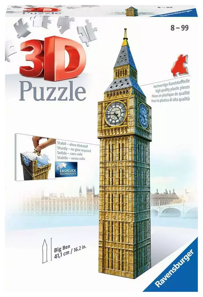 Puzzle 3D 224 elementy. Big Ben - Puzzle