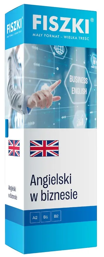 Angielski. Fiszki. Angielski w biznesie. Poziom A2/B1/B2 - Książki