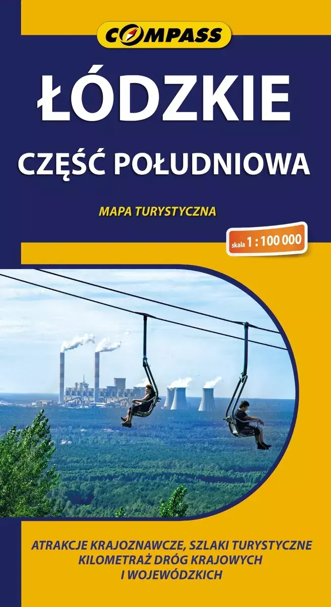 Łódzkie, część południowa. Mapa turystyczna, 1:100 000 - Książki