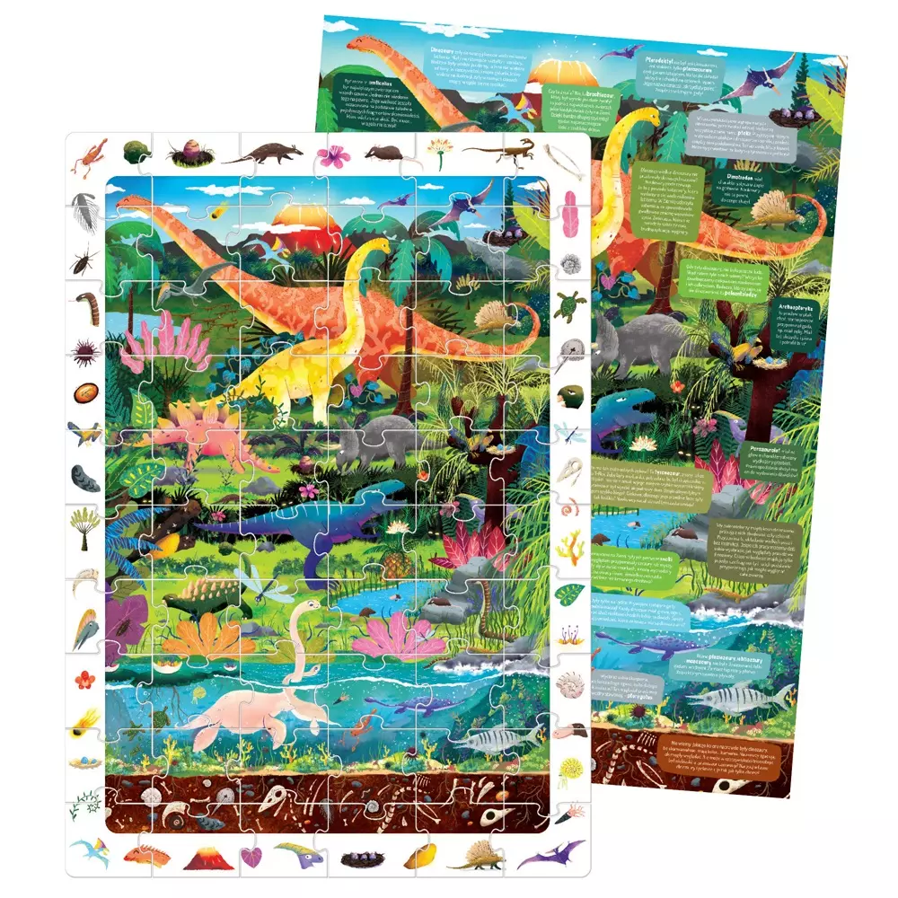 CzuCzu. Puzzle obserwacyjne. Dinozaury - Puzzle