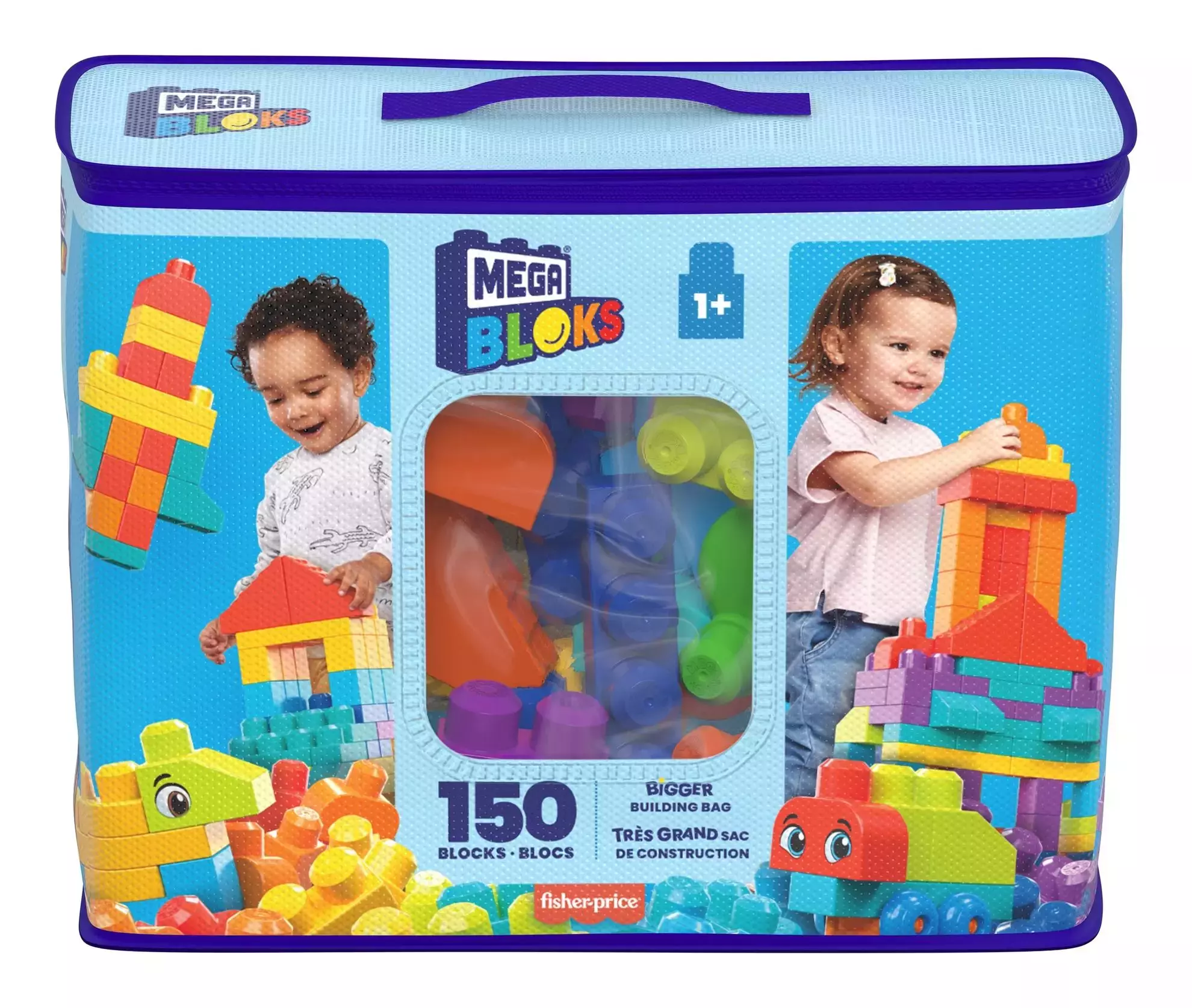 Mega Blocks. HHM96 Zestaw klocków, 150 elementów - Zabawki