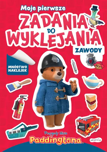 Przygody Misia Paddingtona. Moje pierwsze zadania do wyklejania. Zawody - Książki