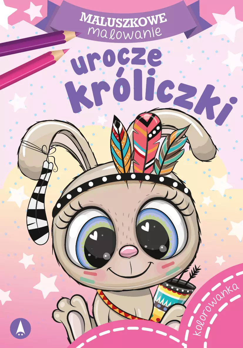 Maluszkowe malowanie. Urocze króliczki - Książki