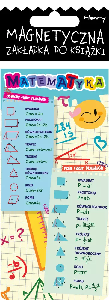 Zakładka magnetyczna matematyka - Papiernicze i szkolne