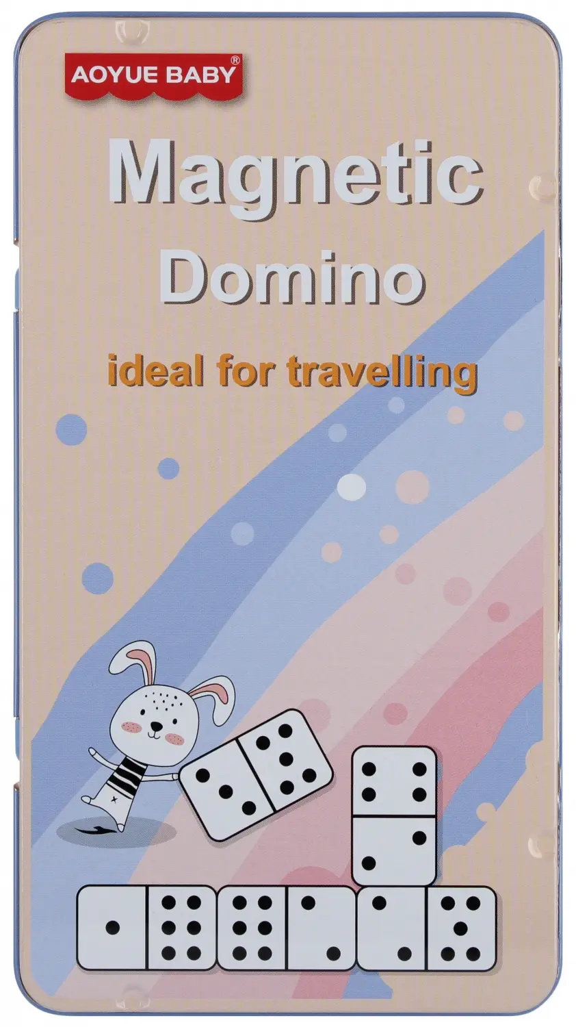 Gra Domino Magnetyczne W Metalowym Etui Mega Creative 571881 - Gry
