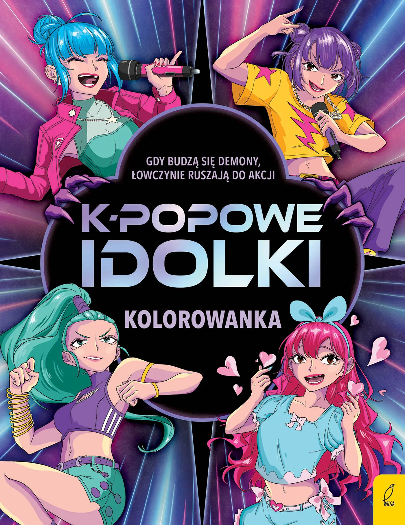 K-popowe idolki. Kolorowanka - Książki
