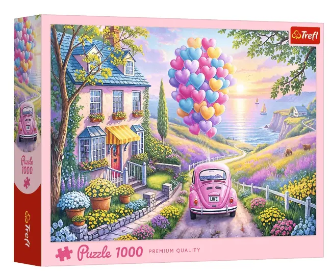 Puzzle 1000 elementów. Romantyczna przejażdżka - Puzzle