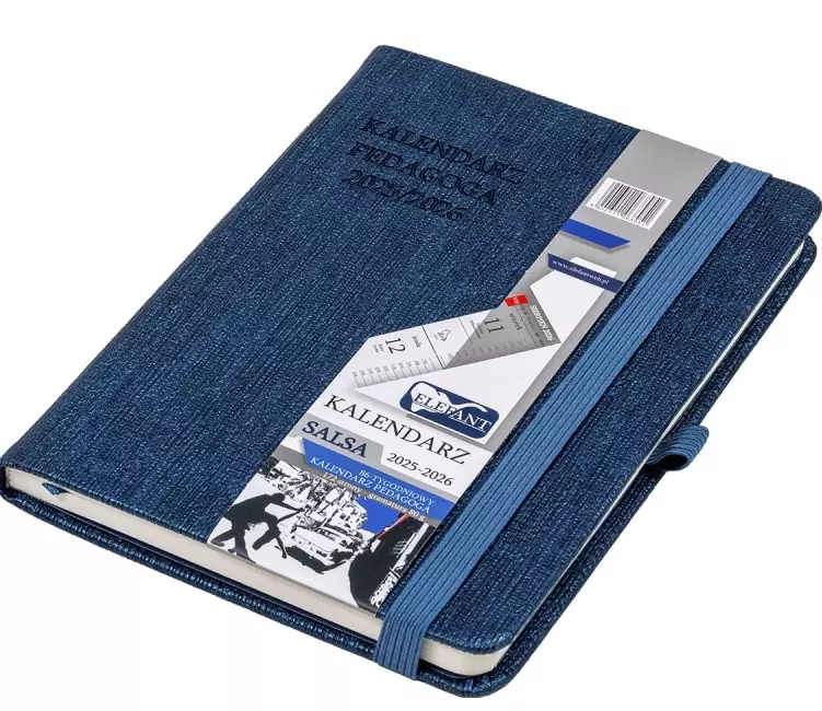 Kalendarz Pedagoga B6 2025-2026 Salsa, perłowy - Książki
