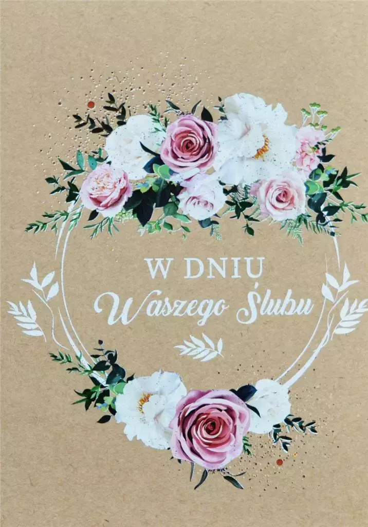 Kartka okolicznościowa Ślub - Papiernicze i szkolne