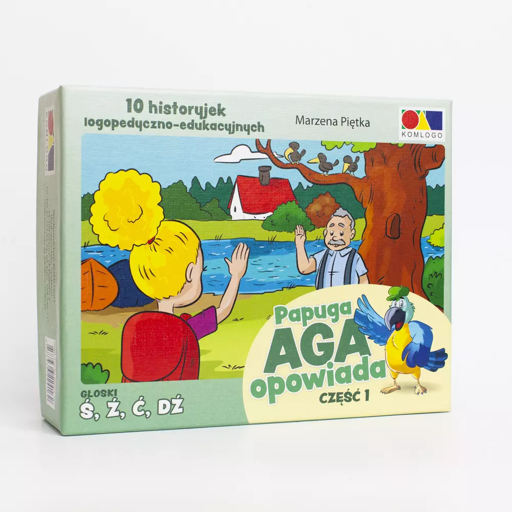 Historyjki obrazkowe. Papuga Aga opowiada. Część 1 - Książki