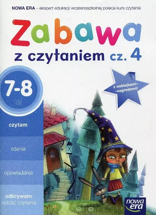 Szkoła na miarę. Zabawa z czytaniem. Zeszyt ćwiczeń. 7-8 lat. Część 4 - Książki