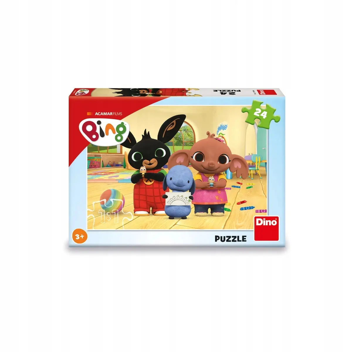 Puzzle dla dzieci 3+ z Bingiem Bing maluje 24 elementy - Puzzle