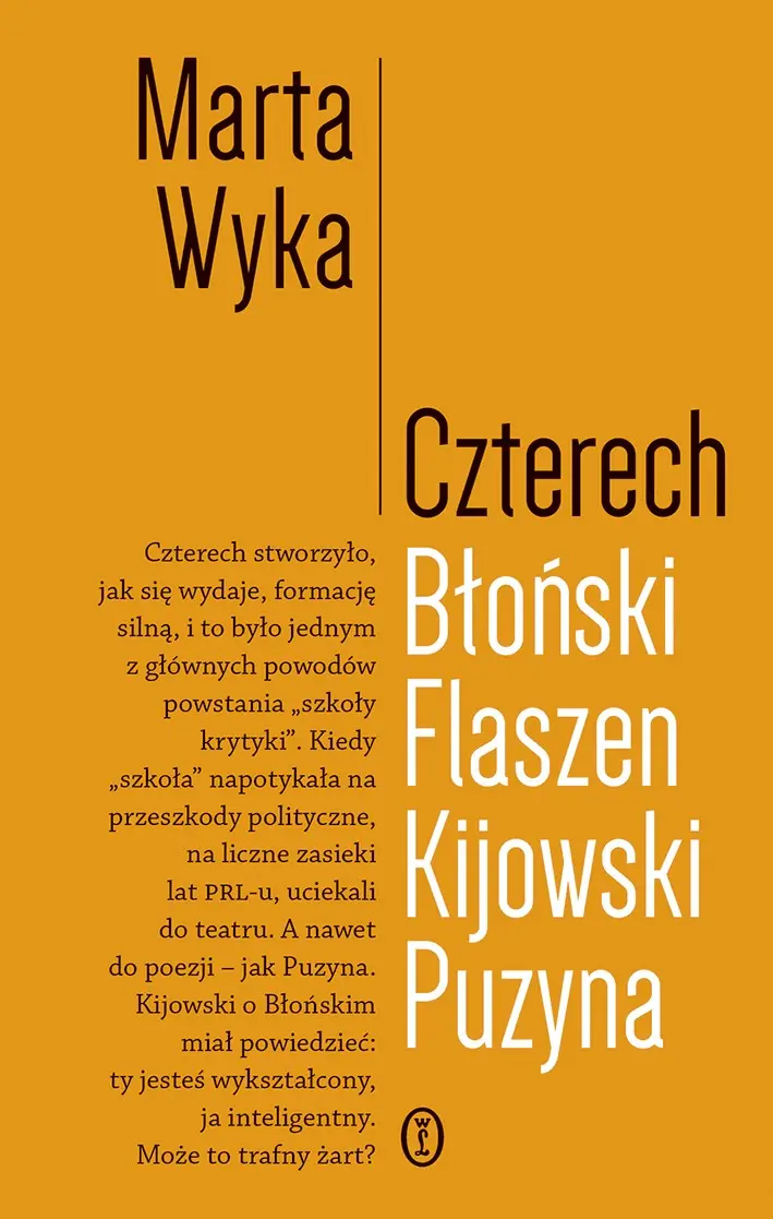 Czterech. Błoński, Flaszen, Kijowski, Puzyna. Esej o przyjaźni i pokrewieństwie umysłowym - Książki