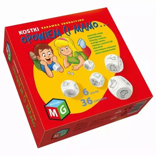 Kostki. Zabawa edukacyjna. Opowiem ci, mamo - Gry