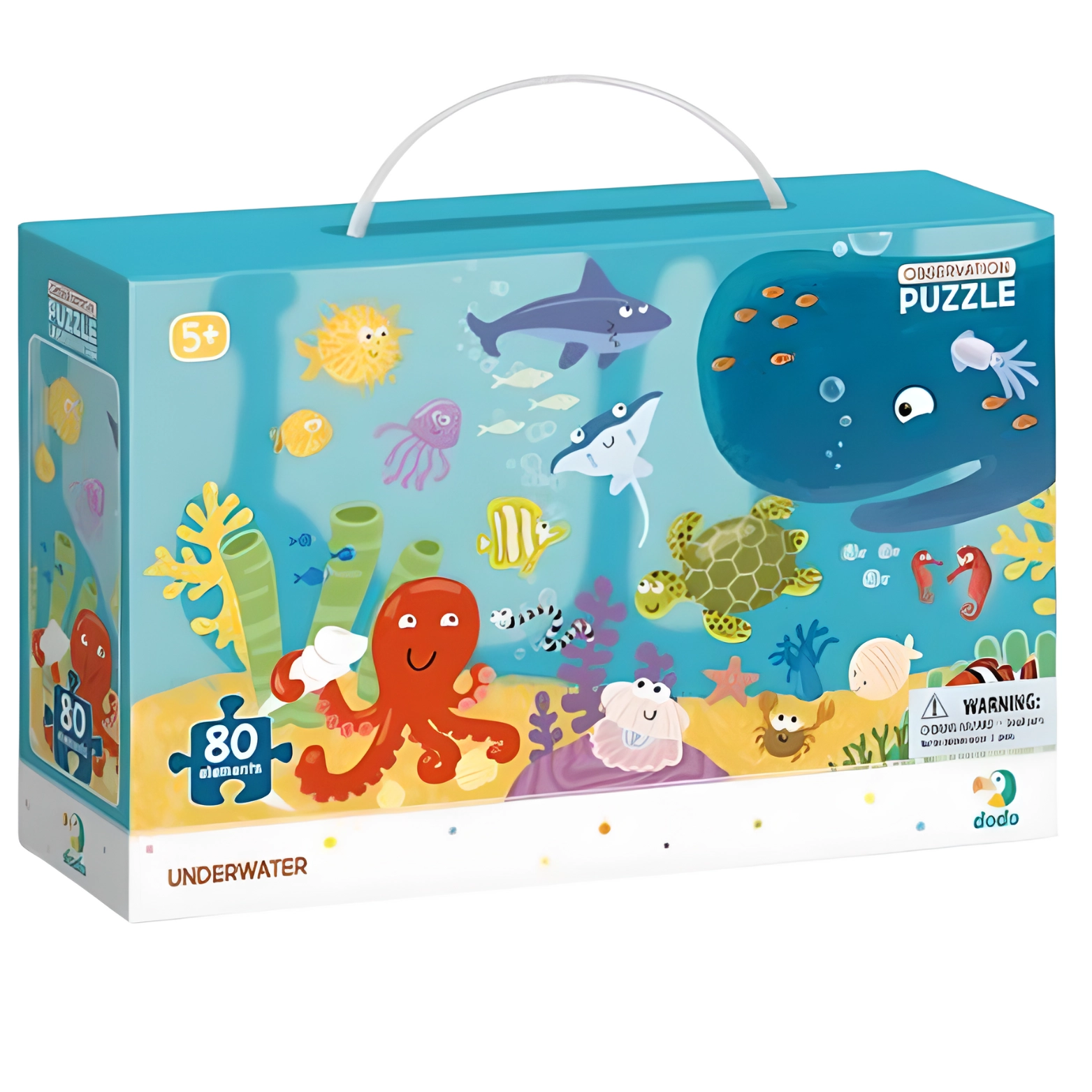 Puzzle obserwacyjne 80 elementów. Ocean - Puzzle