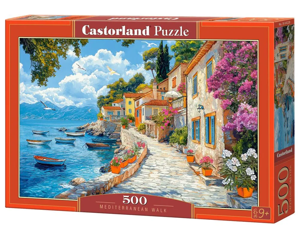 Puzzle 500 elementów. Spacer po Morzu Śródziemnomorskim - Puzzle