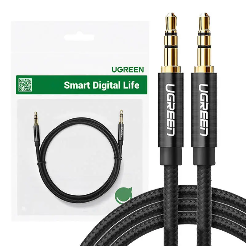 Kabel UGREEN AV112 jack 3.5mm-3.5mm 2m (czarny) - Elektronika i akcesoria