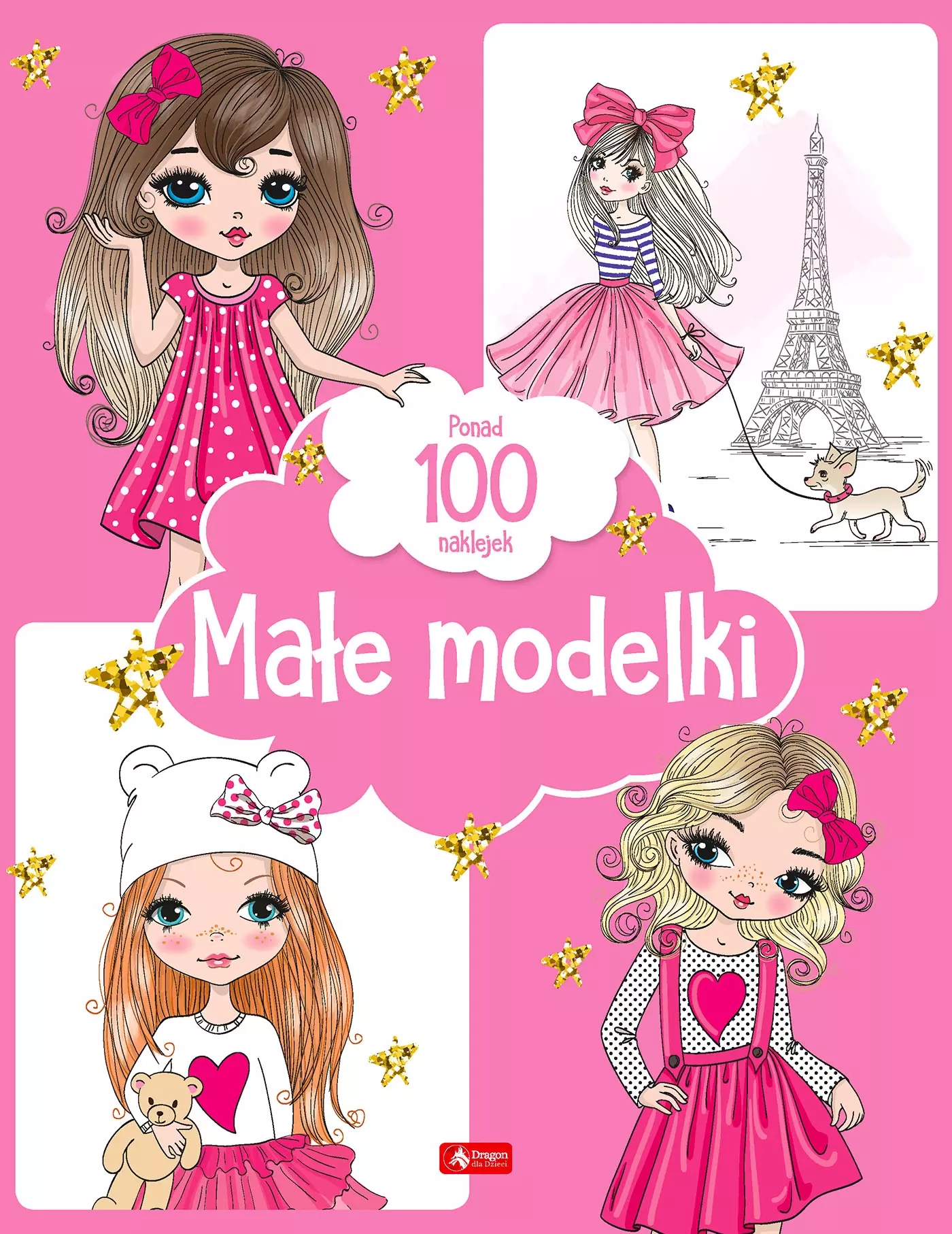 Ponad 100 naklejek. Małe modelki - Książki