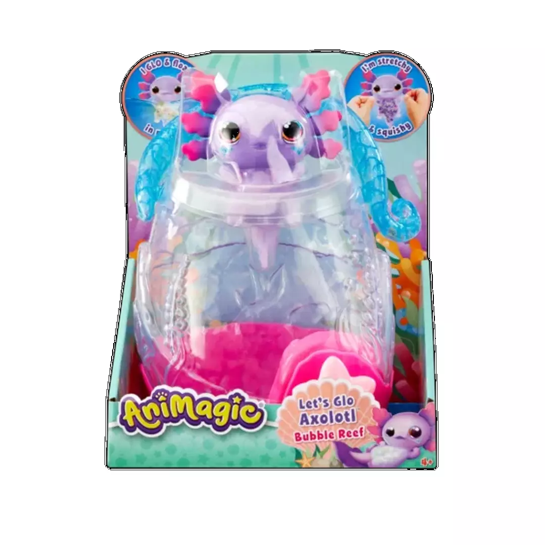 Animagic - Let's Glo Axolotl Bubble Reef - Zabawki