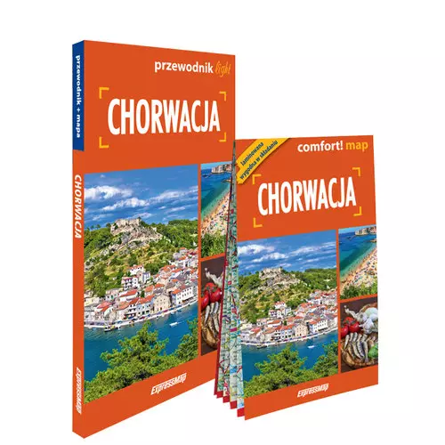 Chorwacja light przewodnik + mapa - Książki