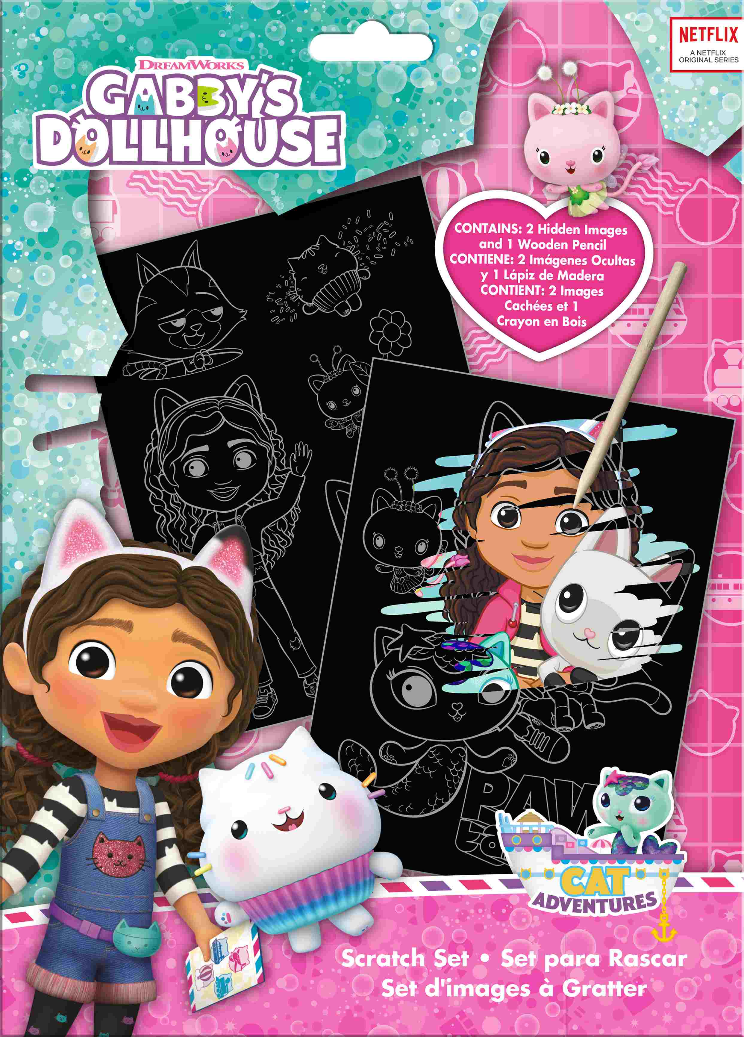 Wydrapywanka kreatywna Gabby's Dollhouse - Papiernicze i szkolne