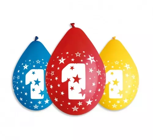 Balony, mix kolorów (5 sztuk) - Papiernicze i szkolne