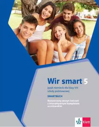 Wir smart 5. Język niemiecki. Szkoła podstawowa klasa 8. Smartbuch. Ćwiczenia wersja rozsz. Wyd.2021 - Książki