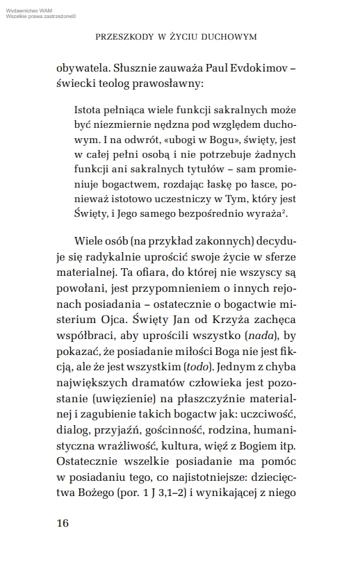Przeszkody w życiu duchowym - Książki