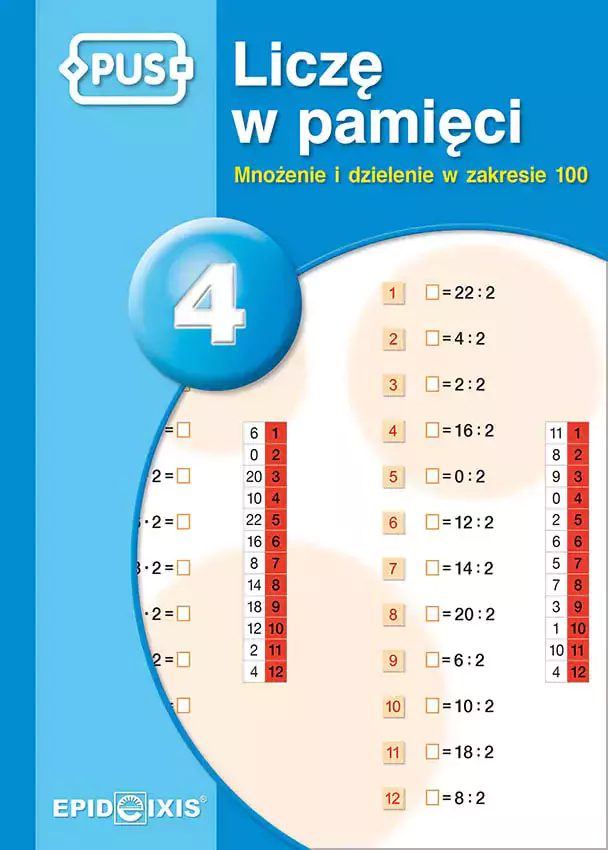 Liczę w pamięci 4 - Książki