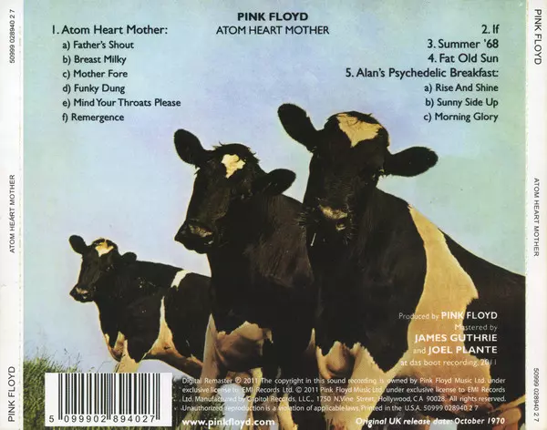 Atom Heart Mothe. Remaster Ecopack, CD - Muzyka