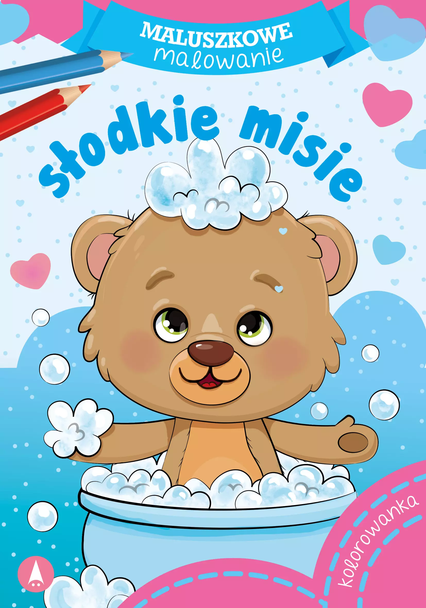 Maluszkowe malowanie. Słodkie misie - Książki