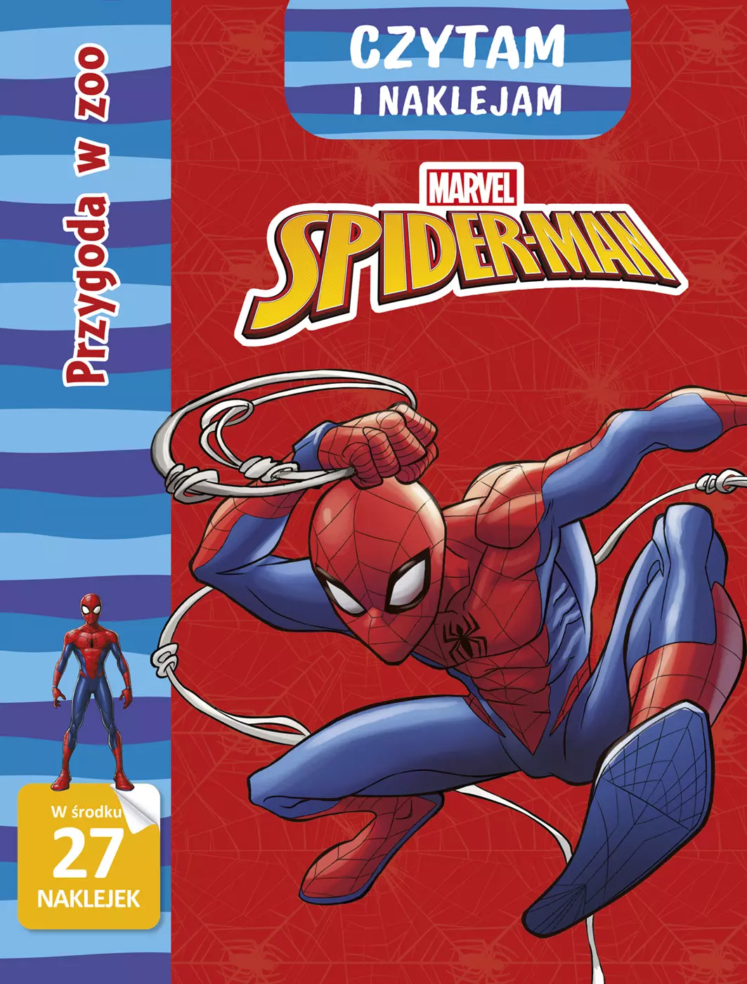 Marvel Spider-Man. Czytam i naklejam. Przygoda w zoo - Książki