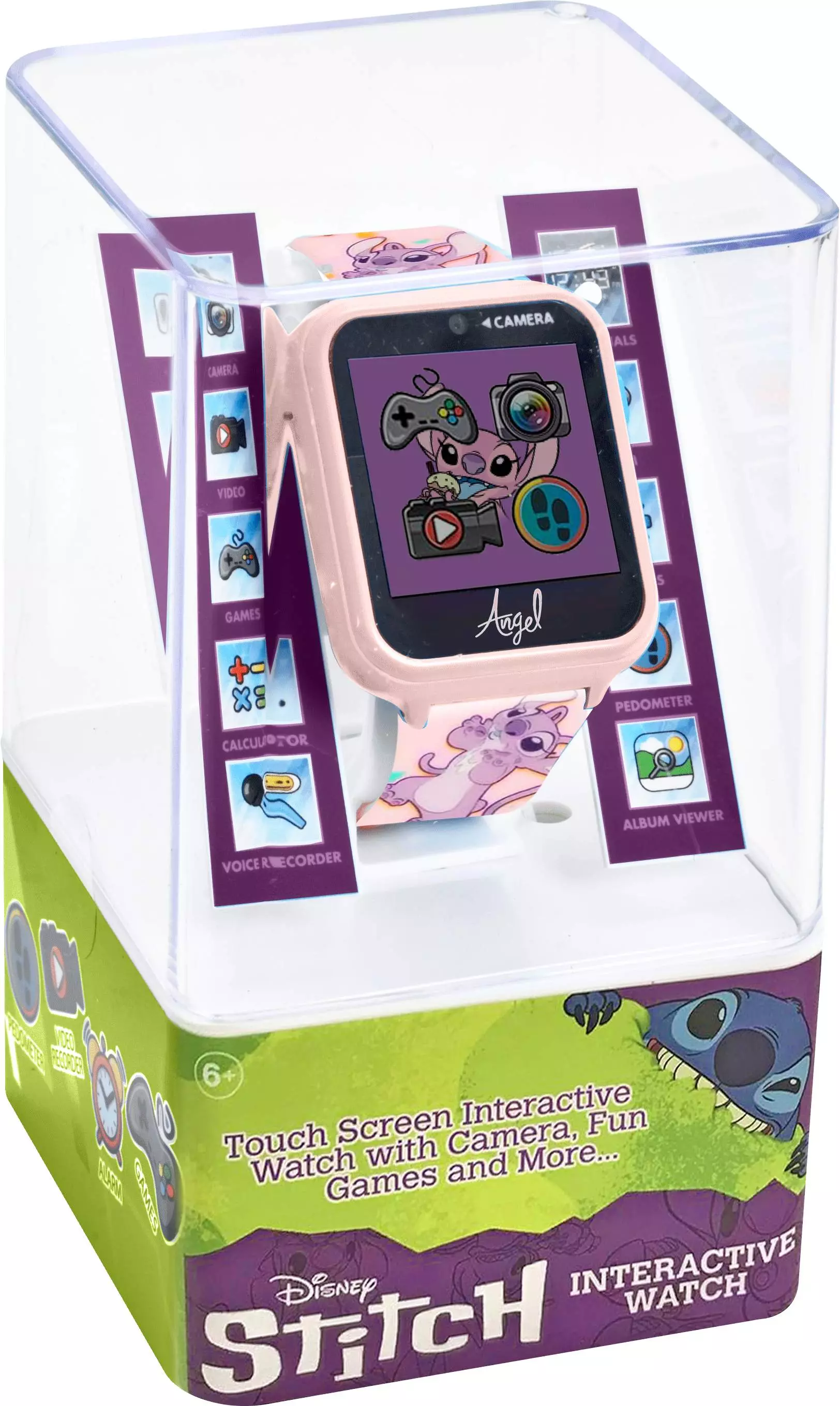 Smartwatch 10 funkcji Angel Stitch LAS4088 Kids Euroswan - Zabawki