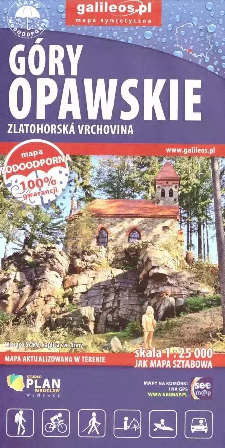 Mapa syntetyczna - Góry Opawskie 1:25 000 - Książki