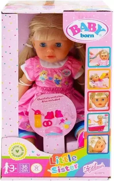 Baby born - Kindergarten Little Sister 36cm - Zabawki