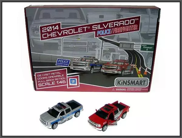 Chevrolet Silverado Policja, Straż p12  KT5385DPR HIPO, cena za 1szt. - Zabawki