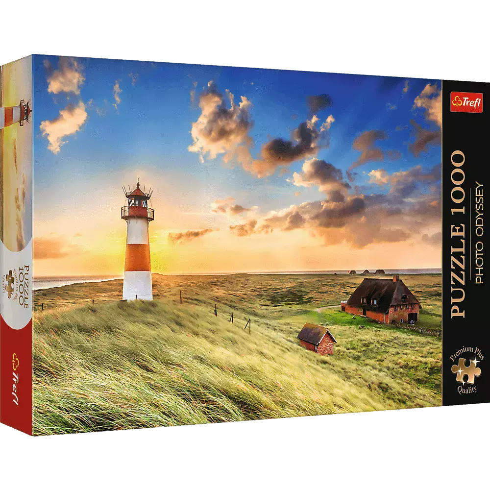 Puzzle 1000 elementów. Premium Plus Quality. Photo Odyssey. Latarnia w List, Niemcy - Puzzle