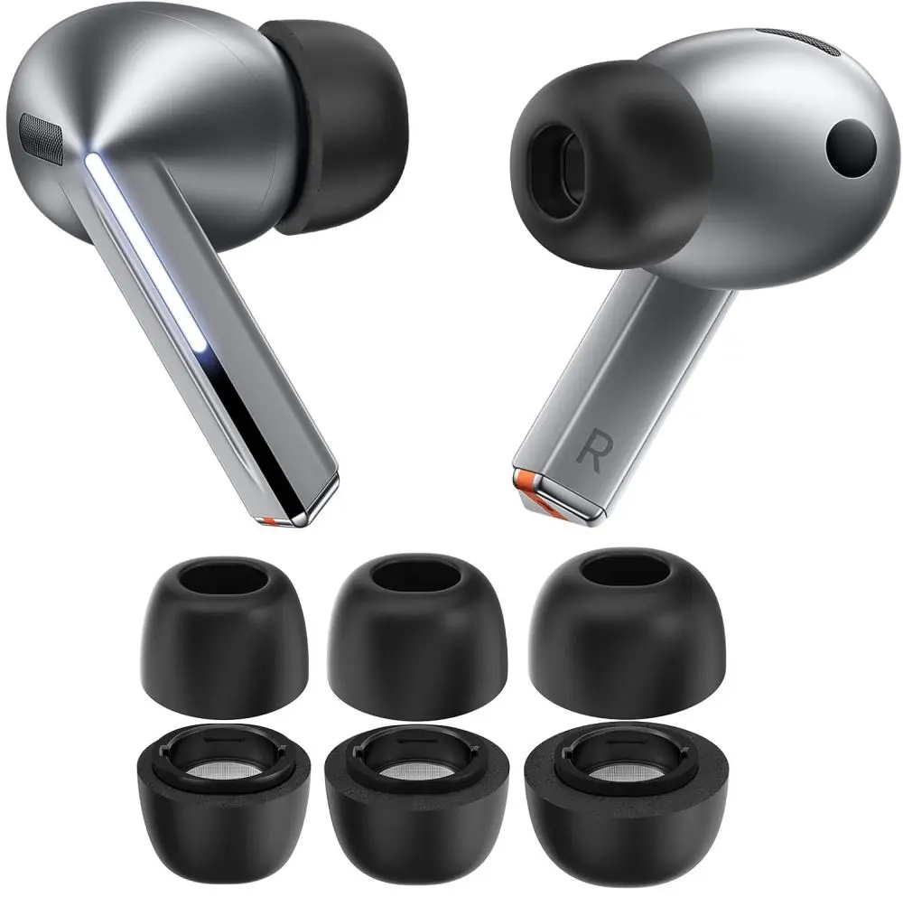 Tech-Protect Ear Tips 3-Pack Samsung Galaxy Buds 3 Pro / 4 Pro Grey - Elektronika i akcesoria