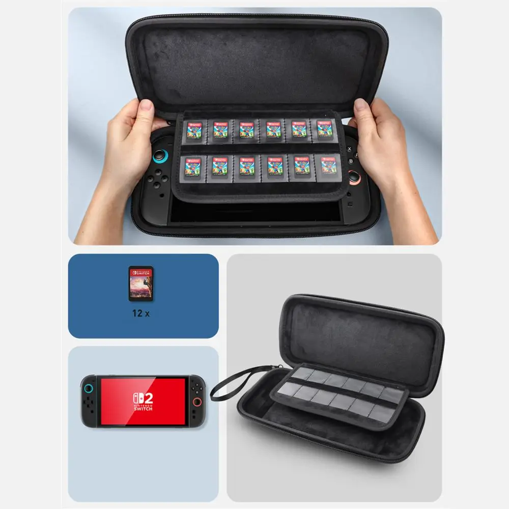 Supcase Carrying Mini Nintendo Switch 2 Black - Elektronika i akcesoria