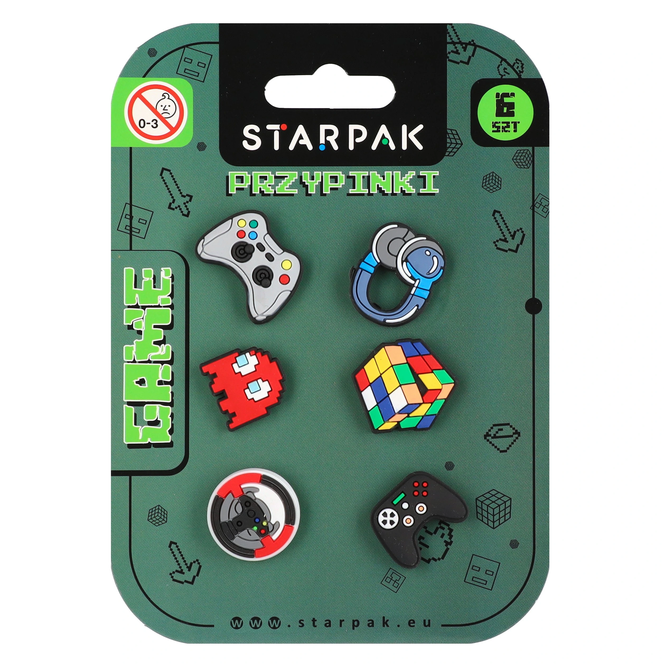 Przypinki. Game - Papiernicze i szkolne