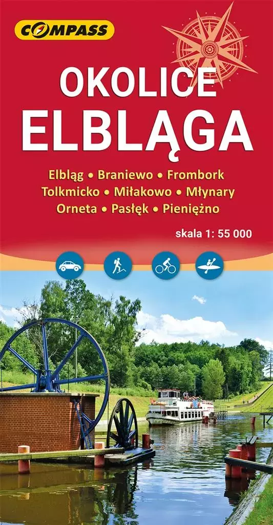 Mapa - Okolice Elbląga 1:55 000 - Książki
