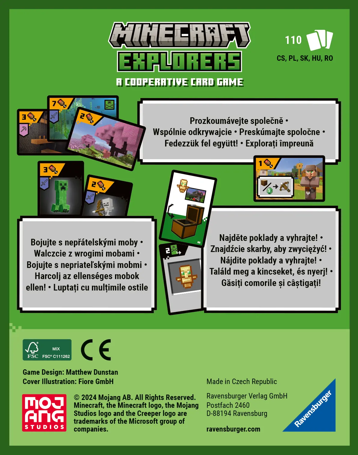 Minecraft. Explorers. Gra karciana - Gry
