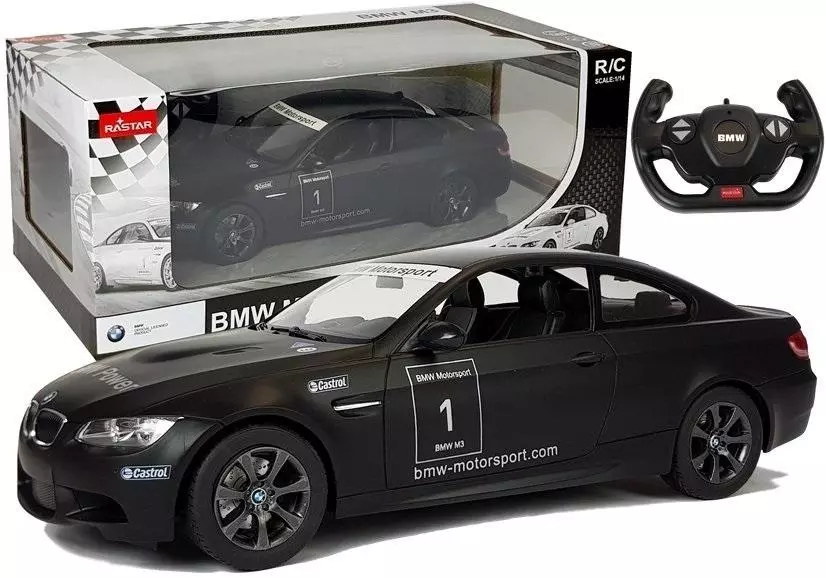 BMW M3 zdalnie sterowane 1:14 czarne - Zabawki