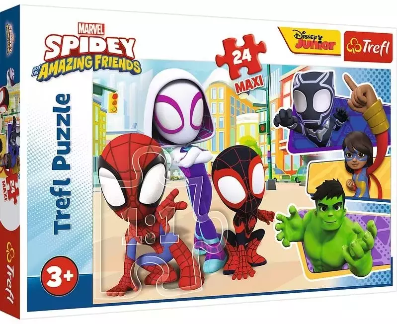 Puzzle maxi 24 elementy. Spidey i przyjaciele - Puzzle