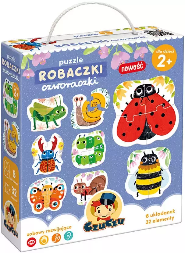 CzuCzu. Puzzle. Robaczki czworaczki - Puzzle