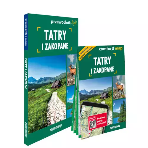 Tatry i Zakopane light przewodnik + mapa - Książki