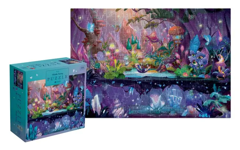 Puzzle 500 elementów. Metallic Fantasy. Magiczny las - Puzzle