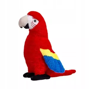 PLUSZAK MASKOTKA PLUSZOWA PAPUGA ARA CZERWONA 40 CM - Zabawki
