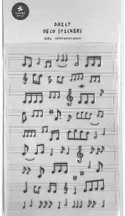 Naklejki ozdobne Muzyka Nuty - Papiernicze i szkolne
